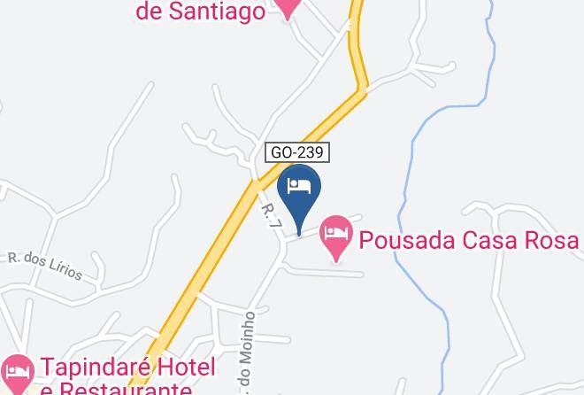 Alto Paraiso De Goias - Pousada Pouso Do Kite Maps