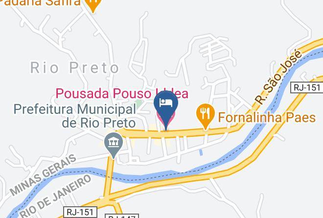 Rio Preto - Pousada Pouso Iddea Maps