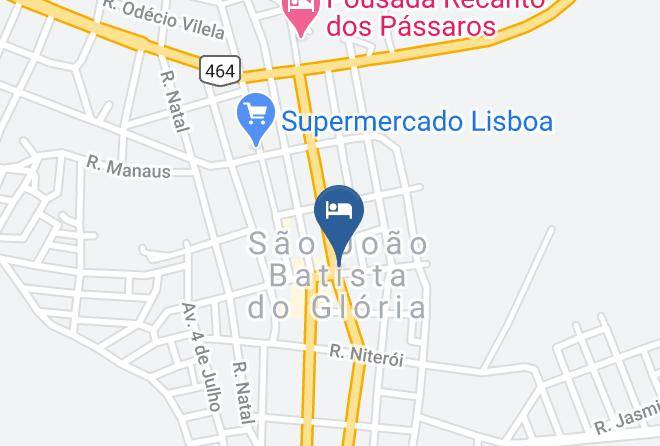 Sao Joao Batista Do Gloria - Pousada Pouso Mineiro Maps