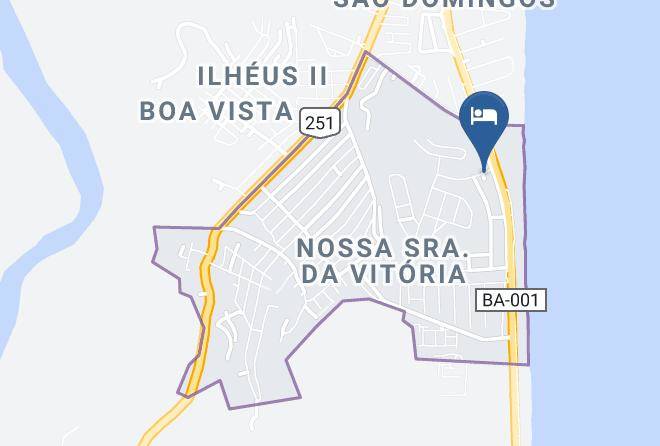 Ilheus - Pousada Praia Bela Maps