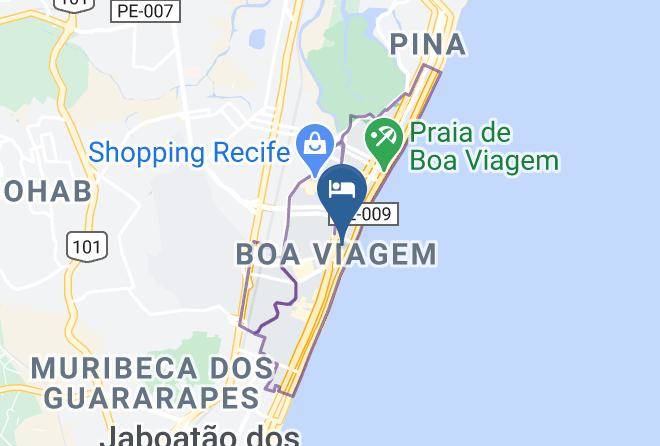 Recife - Pousada Praia Boa Viagem Maps