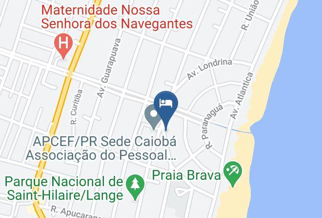 Matinhos - Pousada Praia Brava Maps