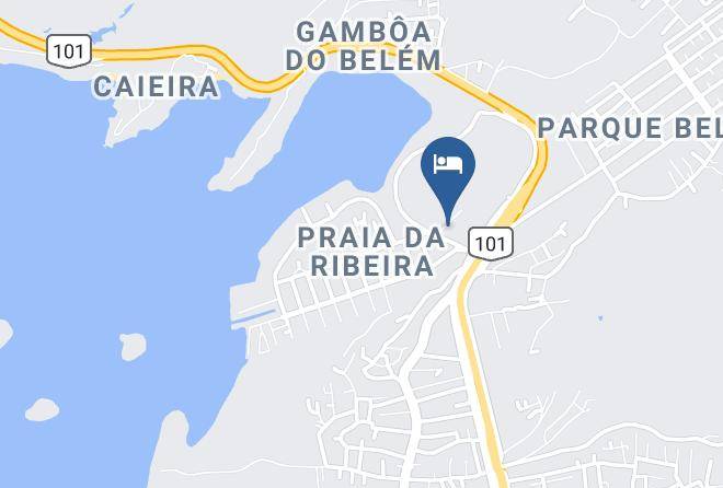 Angra Dos Reis - Pousada Praia Da Ribeira Clube Maps