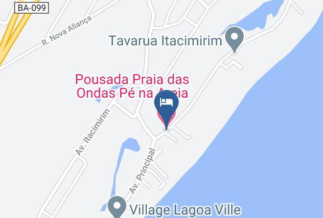 Camacari - Pousada Praia Das Ondas Pe Na Areia Maps