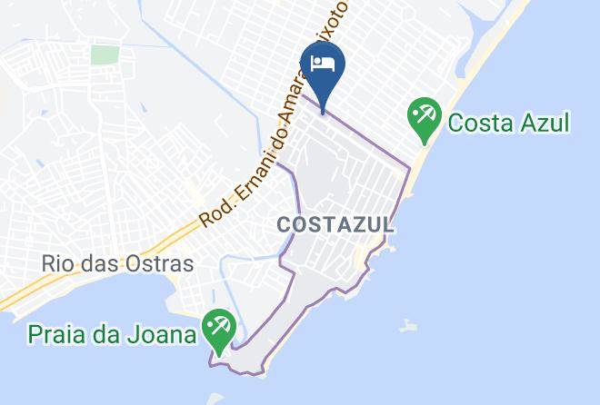 Rio Das Ostras - Pousada Praia De Costa Azul Maps