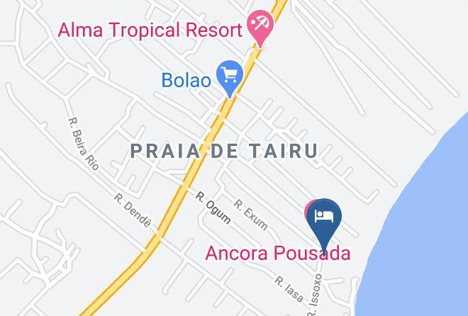 Vera Cruz - Pousada Praia De Tairu Maps