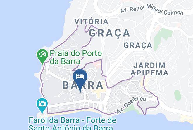 Salvador - Pousada Praia Maps