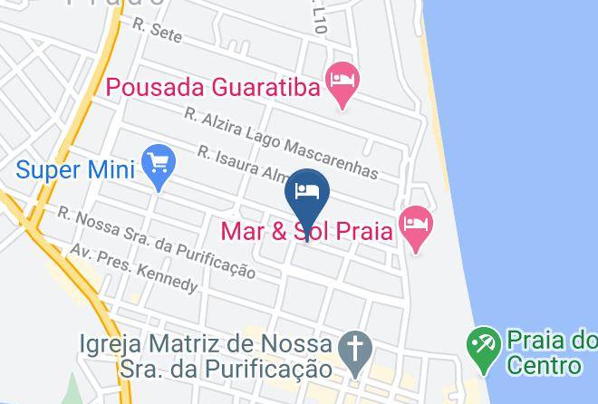 Prado - Pousada Praia Sol Maps