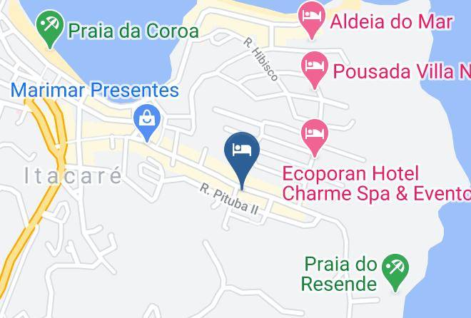 Itacare - Pousada Praias De Itacare Maps