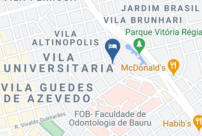 Bauru - Pousada Primavera Bauru Maps
