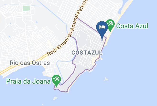 Rio Das Ostras - Pousada Puerta Del Sol Maps