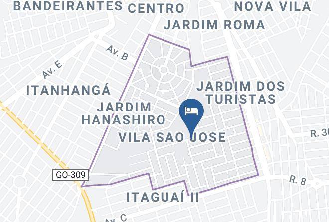 Caldas Novas - Pousada Quatro Estacoes Caldas Novas Maps