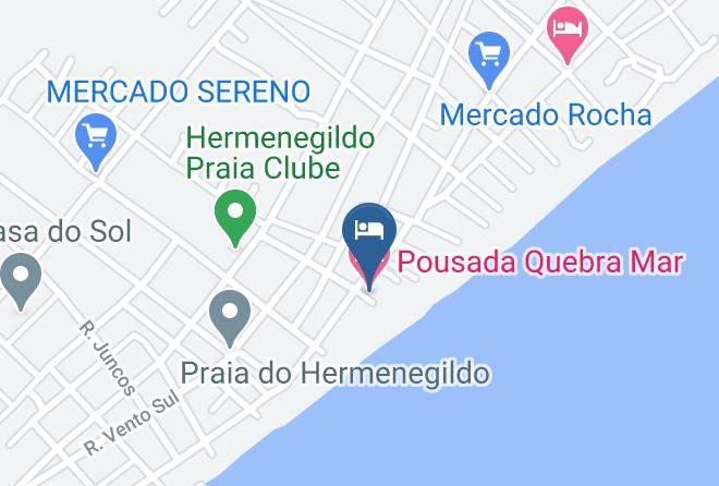 Santa Vitoria Do Palmar - Pousada Quebra Mar Maps
