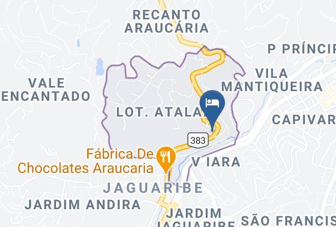 Campos Do Jordao - Pousada Quebra Nozes Maps
