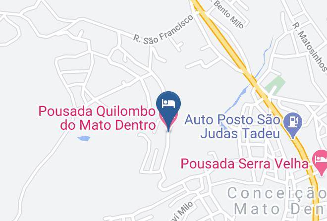 Conceicao Do Mato Dentro - Pousada Quilombo Do Mato Dentro Maps