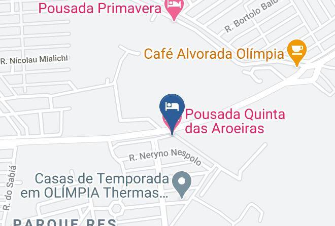 Olimpia - Pousada Quinta Das Aroeiras Maps