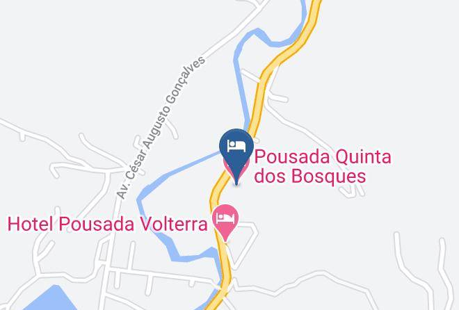 Bananal - Pousada Quinta Dos Bosques Maps