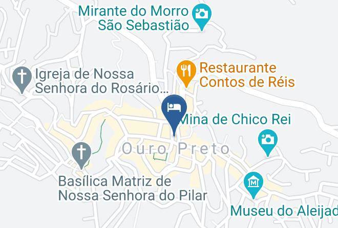 Ouro Preto - Pousada Quintas Da Baronesa Maps