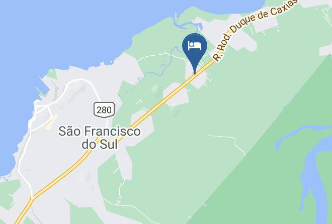 Sao Francisco Do Sul - Pousada Rainha Do Mar Maps