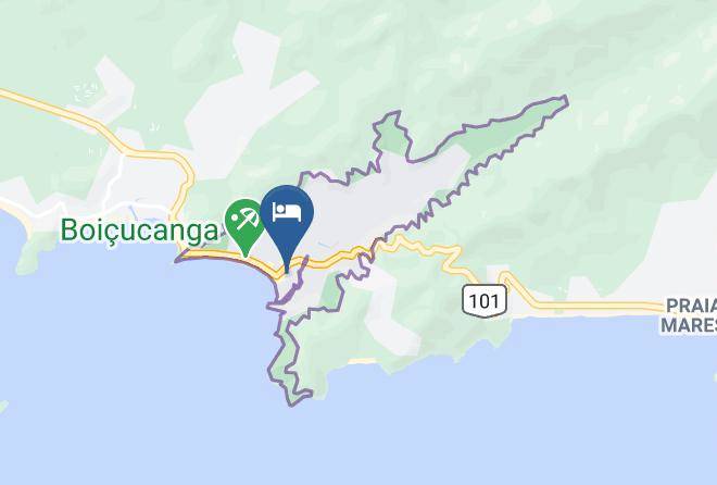 Sao Sebastiao - Pousada Raios De Luar Maps