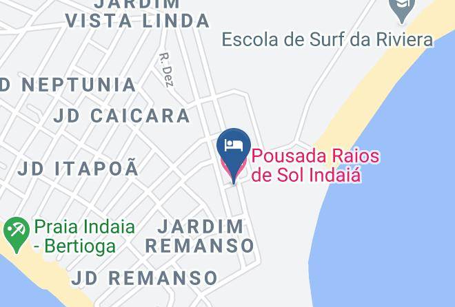 Bertioga - Pousada Raios De Sol Indaia Maps