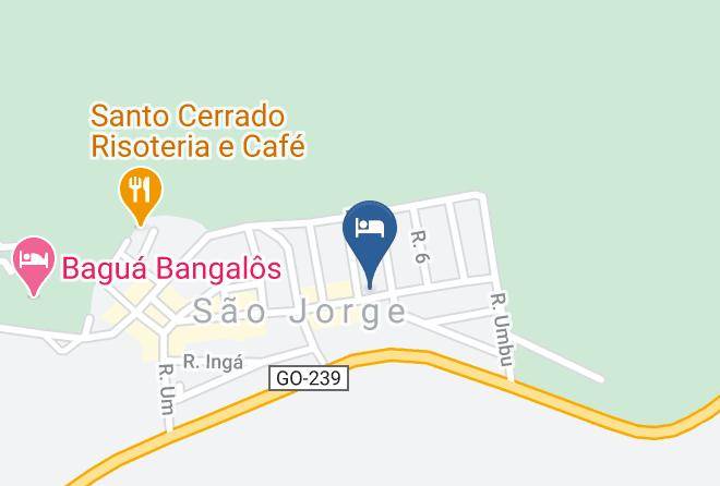 Alto Paraiso De Goias - Pousada Raizes Maps