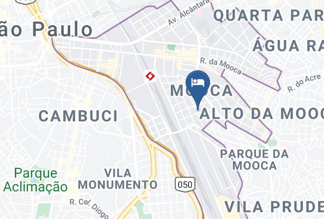 Sao Paulo Mooca - Pousada Raro Sao Paulo Maps