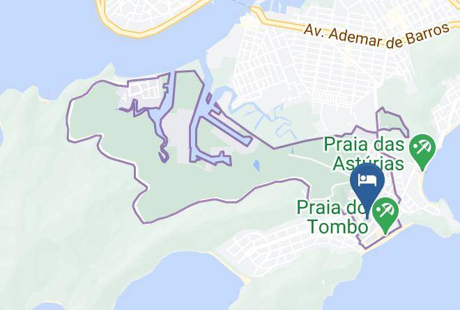 Guaruja - Pousada Recanto Da Estrela Maps