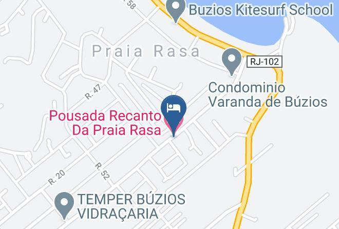 Cabo Frio - Pousada Recanto Da Praia Rasa Maps