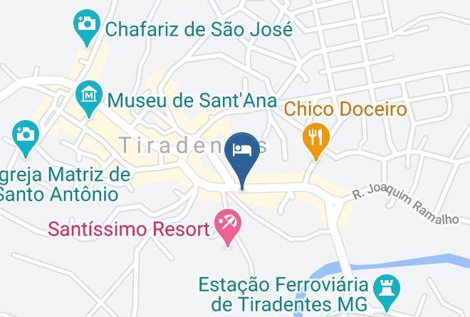 Tiradentes - Pousada Recanto Da Serra Maps