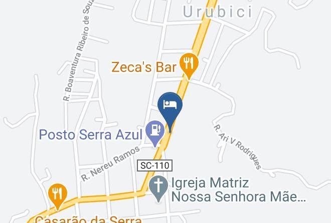 Urubici - Pousada Recanto Da Serra Maps