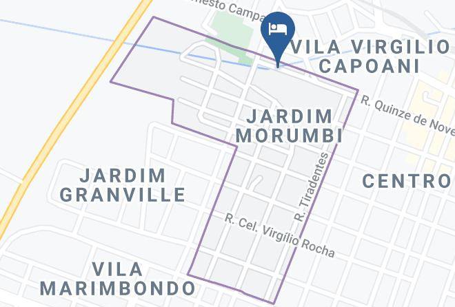 Lencois Paulista - Pousada Recanto Das Bromelias Maps