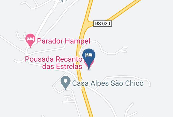 Sao Francisco De Paula - Pousada Recanto Das Estrelas Maps