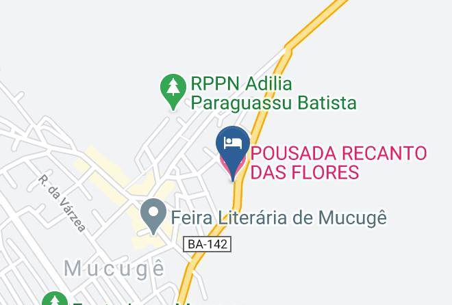 Mucuge - Pousada Recanto Das Flores Maps