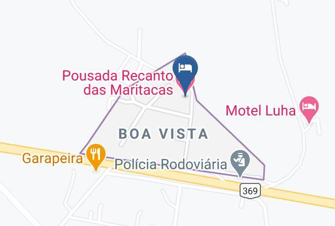 Brotas - Pousada Recanto Das Maritacas Maps