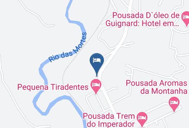 Tiradentes - Pousada Recanto Das Pedras Maps
