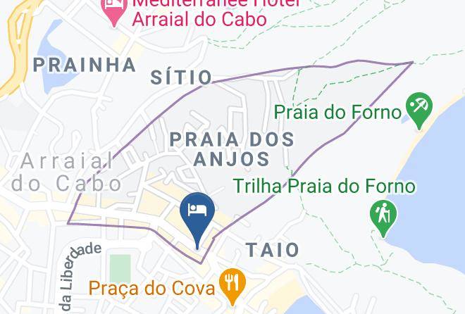Arraial Do Cabo - Pousada Recanto Das Tartarugas Maps