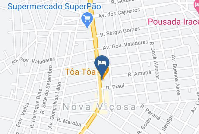 Nova Vicosa - Pousada Recanto De Minas Em Nova Vicosa Bahia Maps