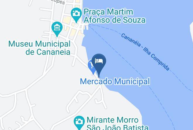 Cananeia - Pousada Recanto Do Morro Maps