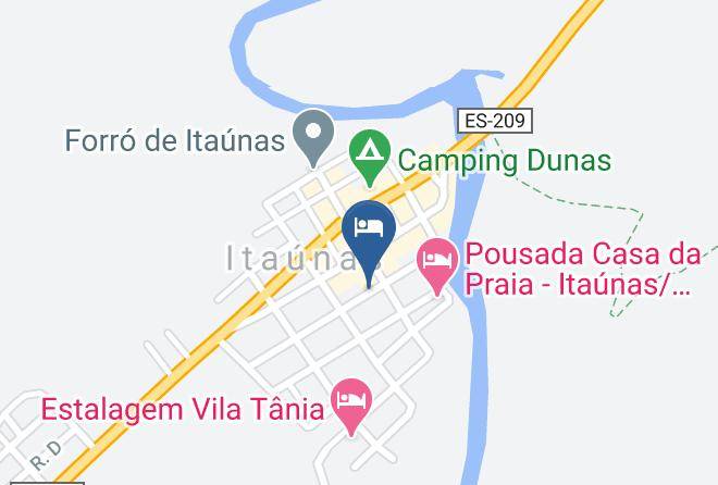Conceicao Da Barra - Pousada Recanto Do Poeta Itaunas Maps