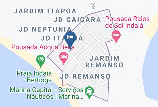 Bertioga - Pousada Recanto Do Saguiru Pousada Maps