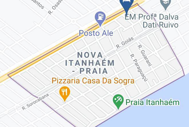 Itanhaem - Pousada Recanto Do Sol Itanhaem Maps