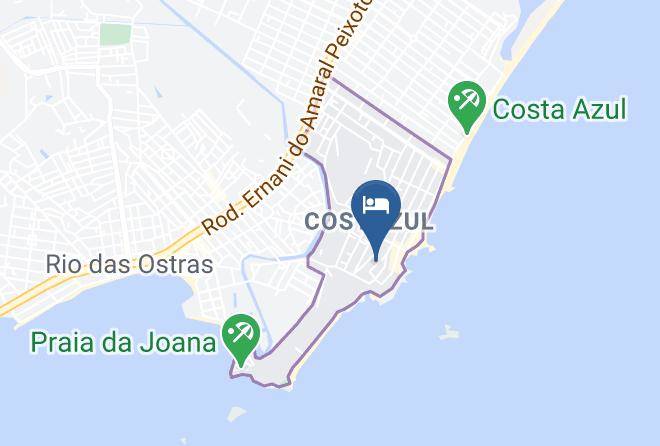 Rio Das Ostras - Pousada Recanto Do Sol Maps