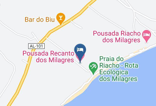 Sao Miguel Dos Milagres - Pousada Recanto Dos Milagres Maps