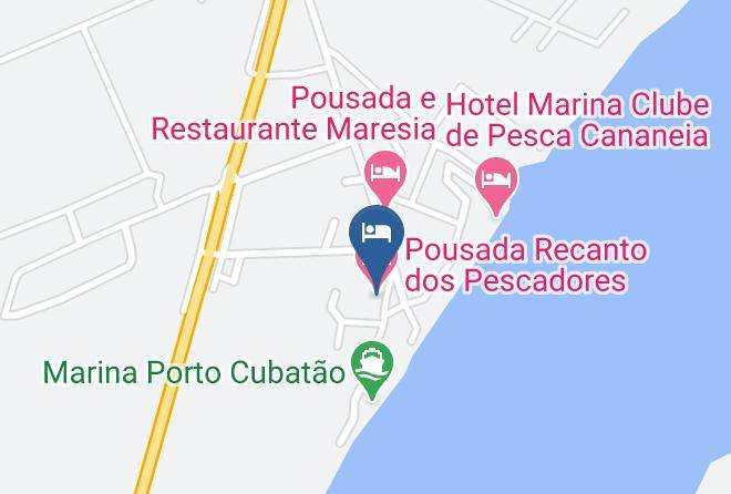 Cananeia - Pousada Recanto Dos Pescadores Maps