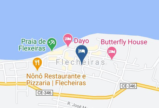 Trairi - Pousada Recanto Flecheiras Maps