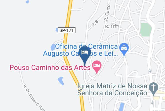 Cunha - Pousada Recanto Joao De Barro Maps