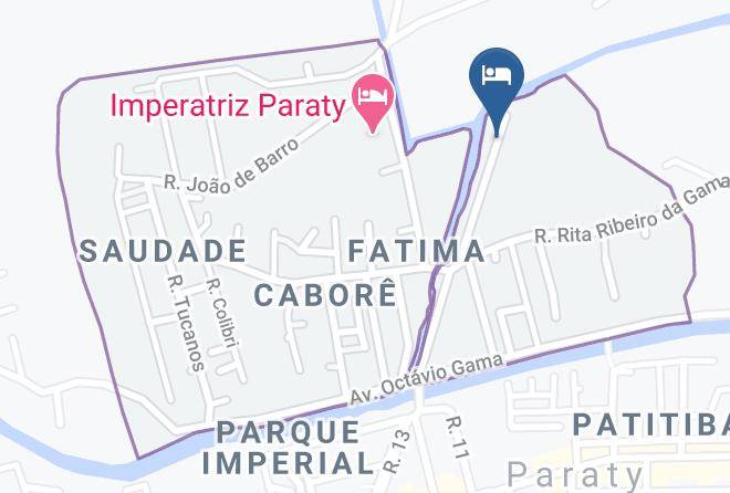 Parati - Pousada Recanto Jota Ge Pousada Proxima Ao Centro De Paraty Maps