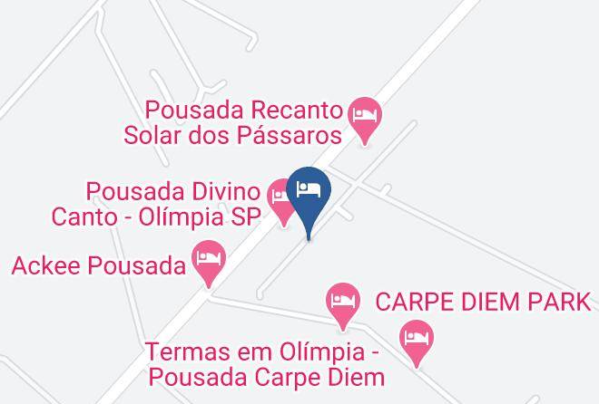 Olimpia - Pousada Recanto Lara Maps