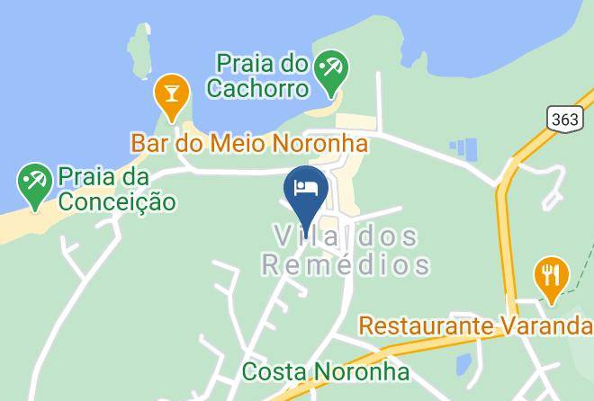 Fernando De Noronha - Pousada Recanto Noronha Maps
